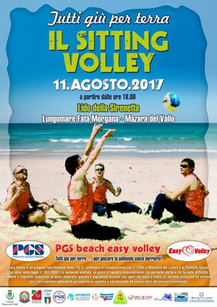 Progetto Easy volley: torneo di beach sitting volley a Mazara del Vallo